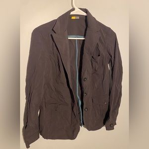 Black button up over lay